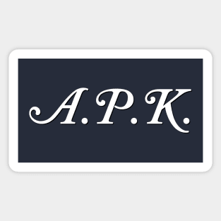 Alex APK Monogram Sticker